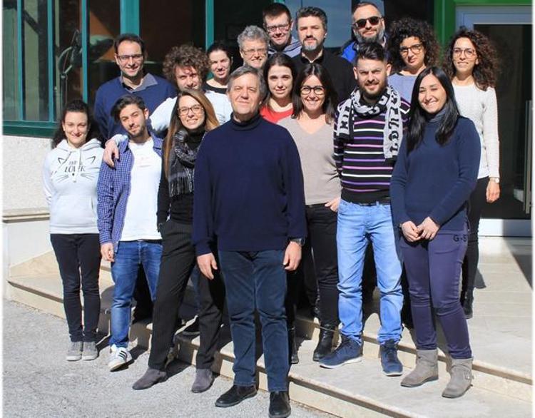 Il team di Neuromed che ha sviluppato la ricerca