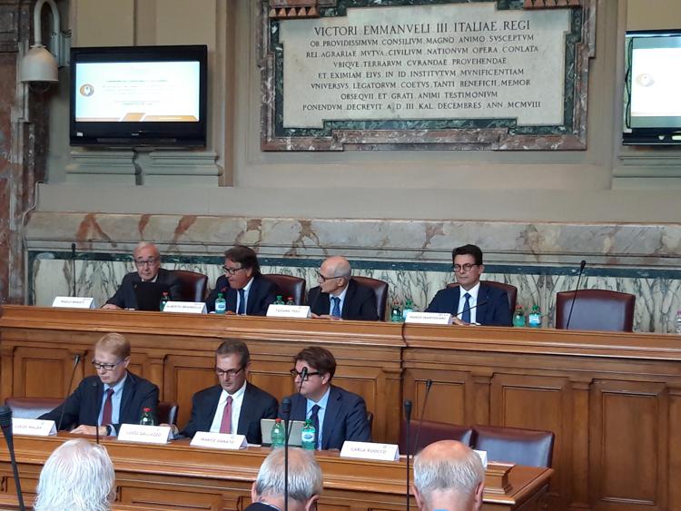 Il convegno al Cnel (Foto Adnkronos/Labitalia)