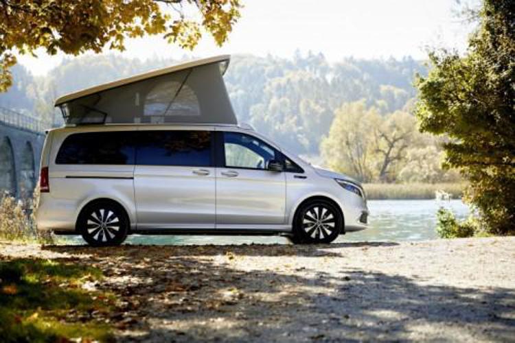 Anche i camper a zero emissioni con la Mercedes Eqv 'convertita' da Sortimo