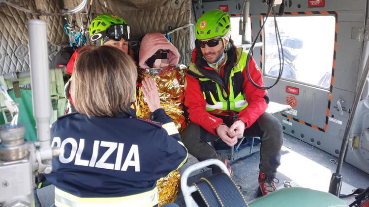 (Foto Soccorso Alpino/Polizia)