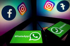 Icone ci alcuni social network - Afp