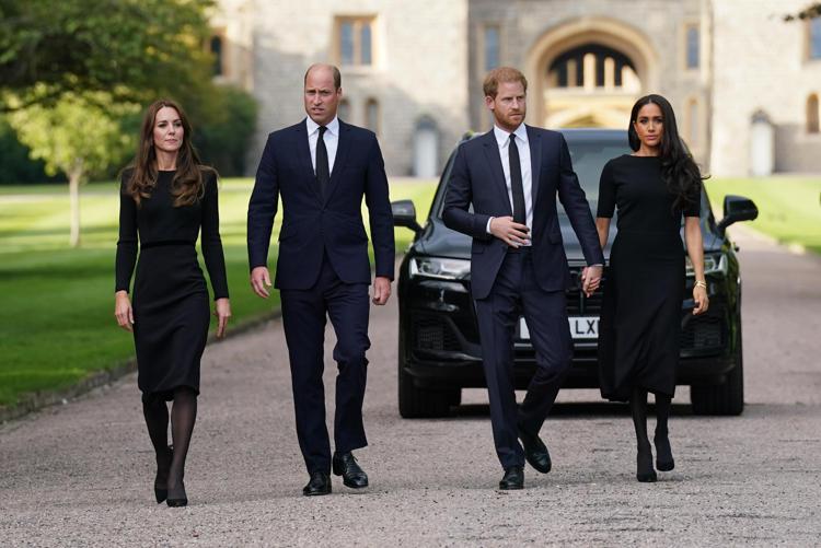 William Kate, Harry e Meghan - (Afp)