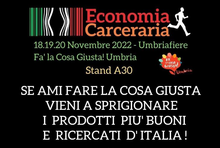 Economia Carceraria alla settima edizione di Fa’ la cosa giusta! Umbria