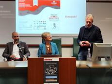 Un momento della presentazione del progetto Apoc