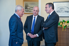 Da sin. Carlo Sangalli, Klaus Algieri e Roberto Occhiuto