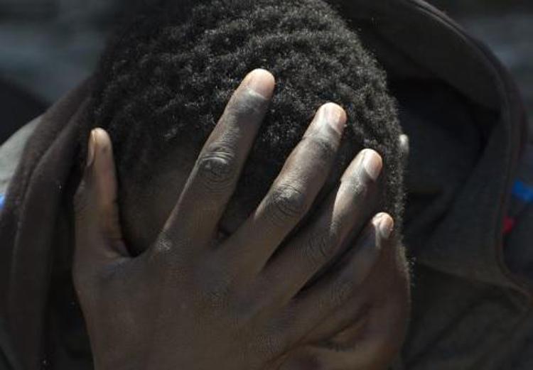 Un migrante (Afp)