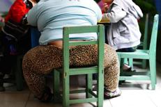Una persona obesa - (Fotogramma)