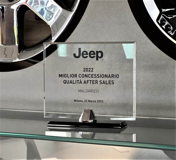 Maldarizzi Automotive al primo posto per il service Jeep