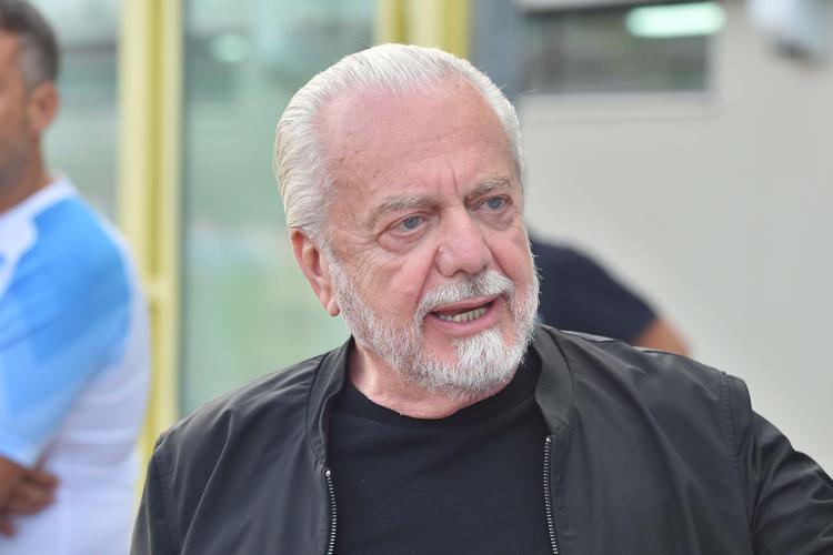 Napoli, scorta per il presidente De Laurentiis