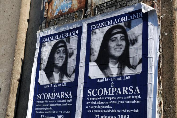 I manifesti per la scomparsa di Emanuela Orlandi