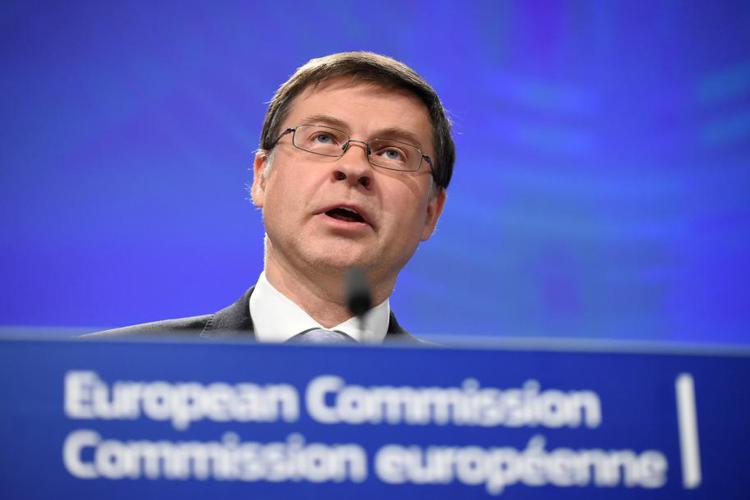 Valdis Dombrovskis - AFP