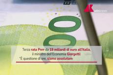 Pnrr, Giorgetti:
