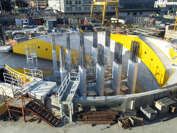 Quando l'infrastruttura é arte: “La tecnologia Doka per la stazione metro di Capodichino”