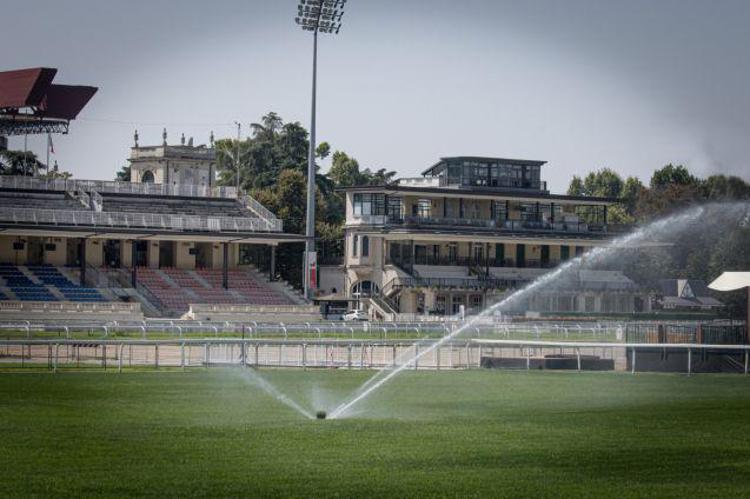 Il campo gara dell’Europeo all’Ippodromo Snai San Siro - ph. Massimo Argenziano