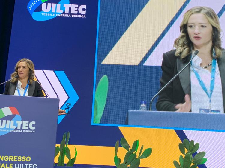 Daniela Piras, segretaria generale della Uiltec