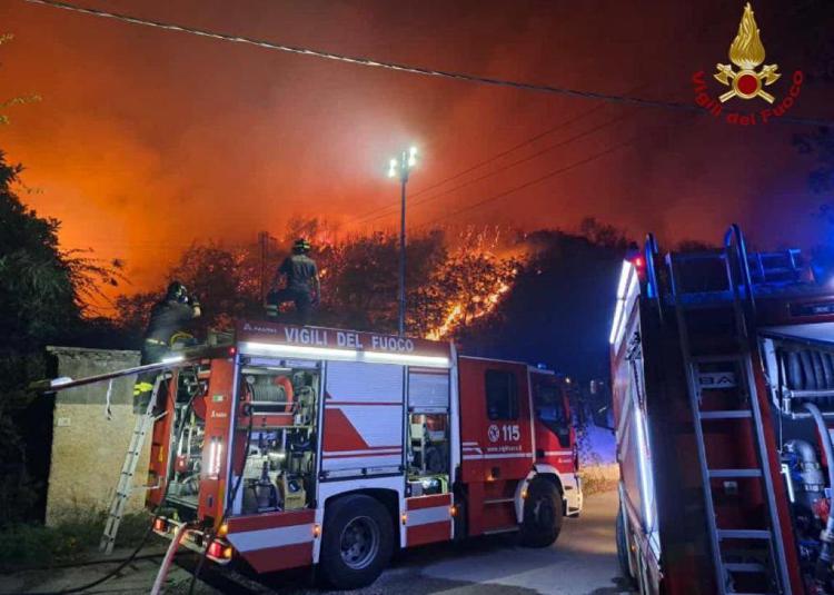 Incendi nel messinese