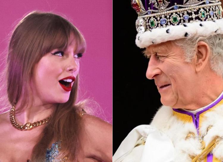 Taylor Swift e Carlo III - Afp