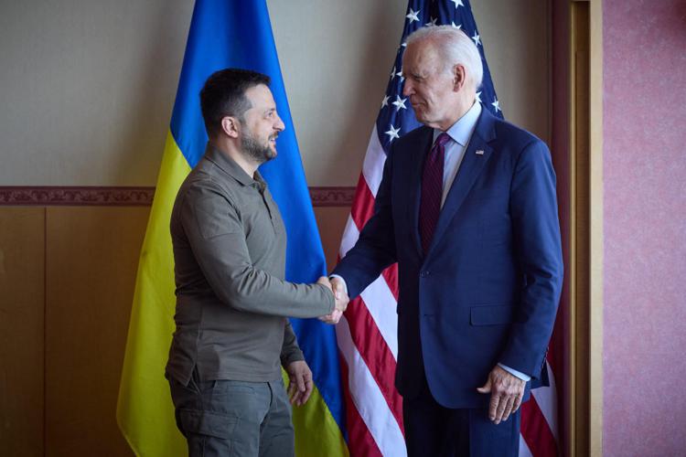 Zelensky e Biden - (Fotogramma)