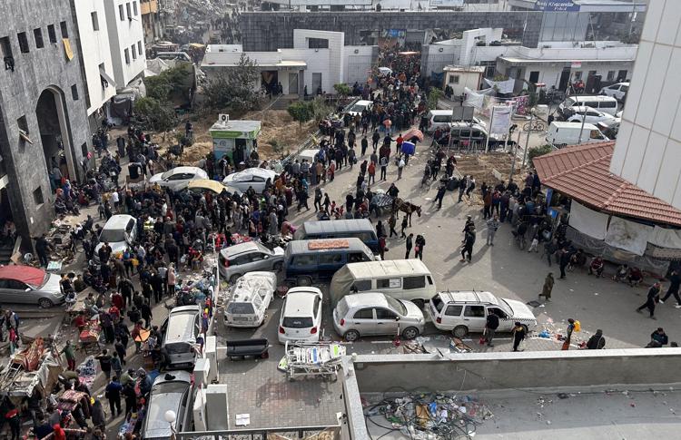 -L'ospedale al-Shifa di Gaza City (Afp)