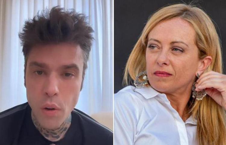 Fedez e Giorgia Meloni