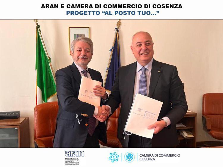 Valore Pubblico, sviluppo competenze ed engagement del personale: ARAN e Camera di Commercio di Cosenza lanciano il progetto “Al Posto Tuo…”