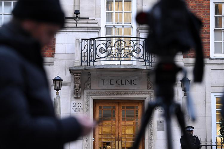 L'ingresso della London Clinic dove è ricoverata Kate - Fotogramma