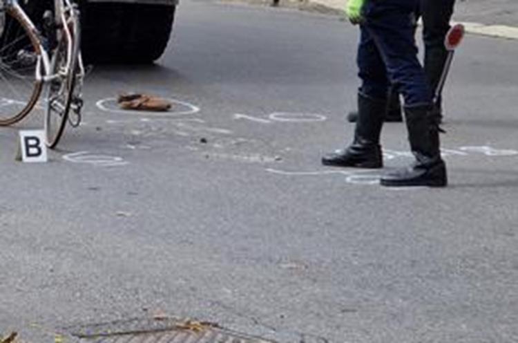 Incidente con la bici, repertorio (Fotogramma)