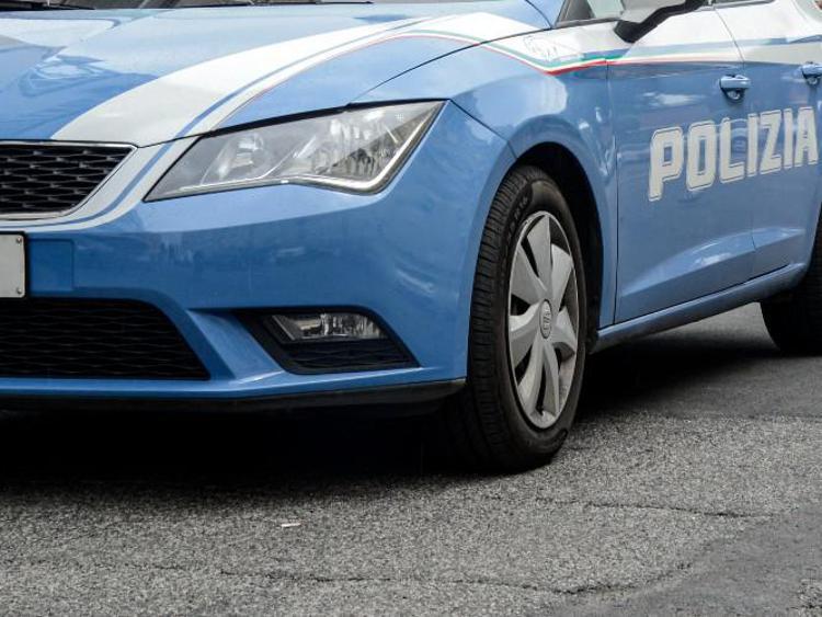 Auto della polizia - (Fotogramma)