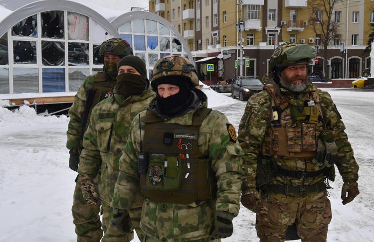 Militari russi a Belgorod - (Afp)