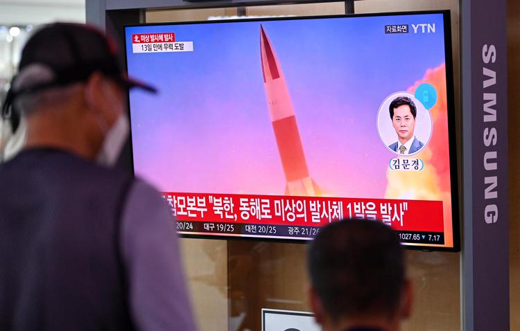 Test missilistico in Nordcorea - Afp