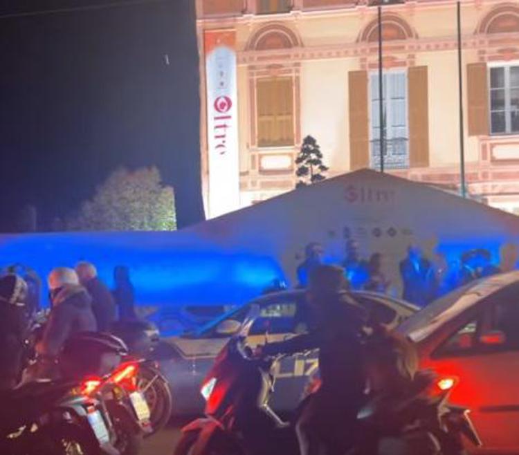 L'intervento della polizia