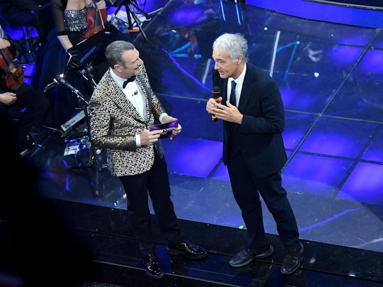 Massimo Giletti a Sanremo 2024 - Fotogramma