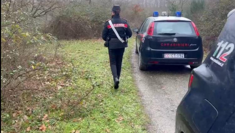 Carabinieri sul luogo dell'attacco