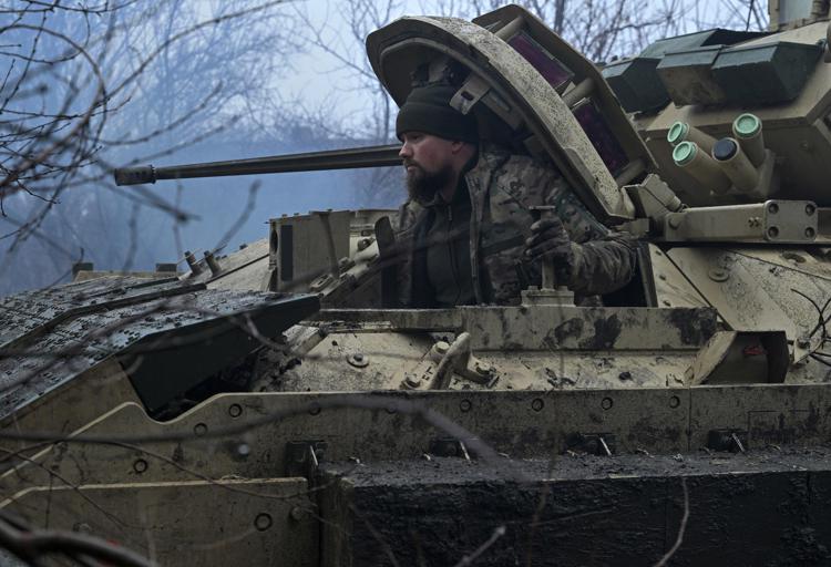 Soldato ucraino ad Avdiivka - Afp