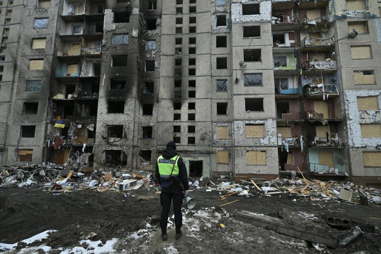 Macerie in Ucraina - (Afp)