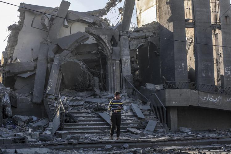 Macerie a Gaza - (Afp)