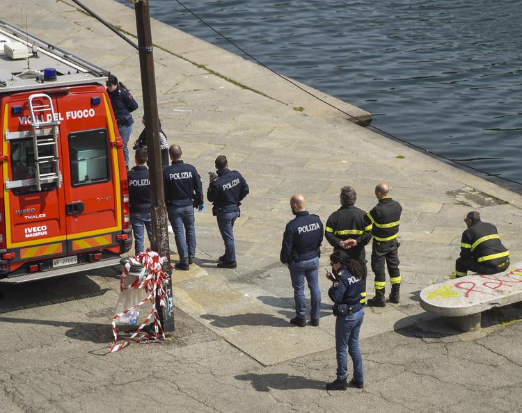 Soccorsi ai Murazzi di Torino, immagine di repertorio (Fotogramma)