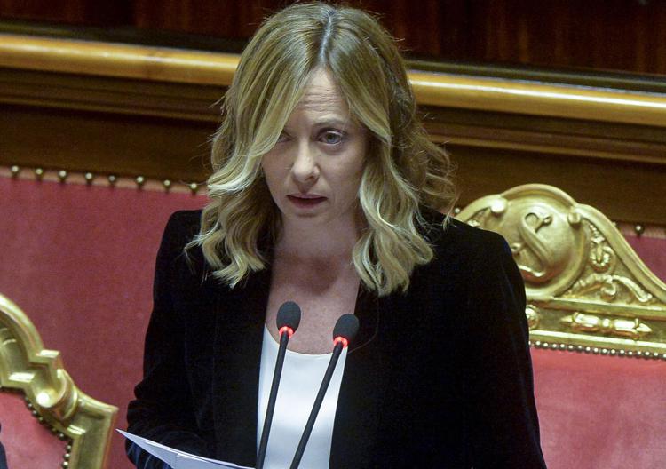 La presidente del Consiglio Giorgia Meloni (Fotogramma)