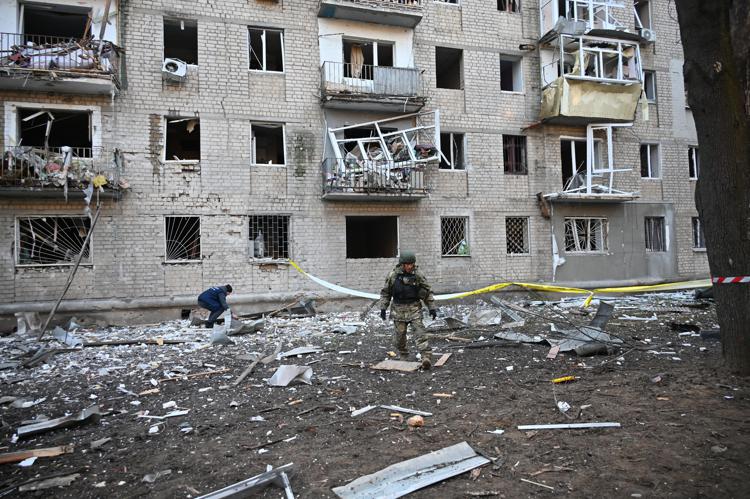 Macerie in Ucraina - (Afp)