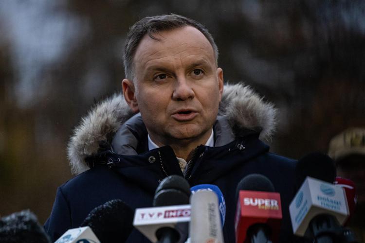 Il presidente polacco Andrzej Duda 