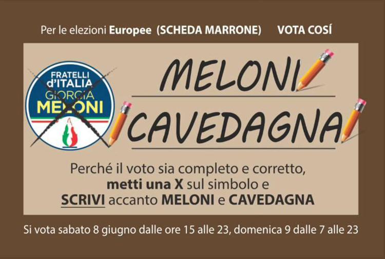 Europee, a Cesenatico sicuri della candidatura di Meloni: già stampati i volantini