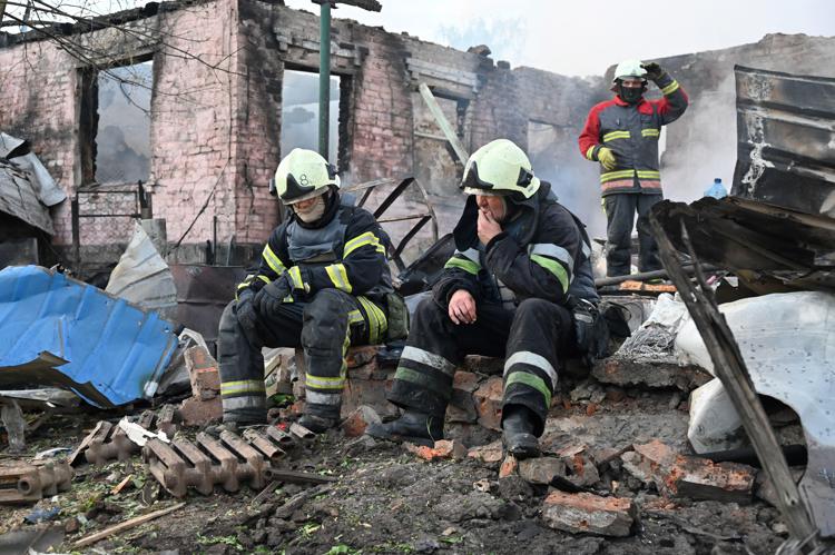 Macerie a Kharkiv - (Afp)