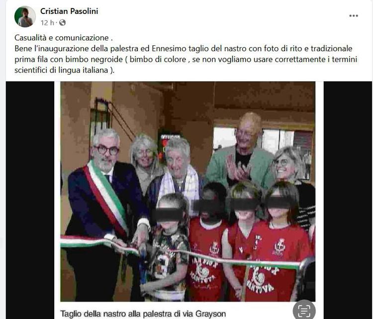 Il post del segretario leghista