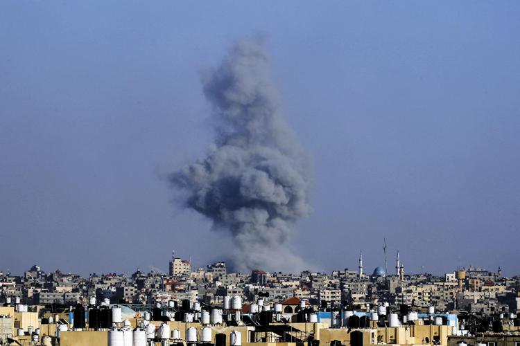 Raid su Rafah - Afp