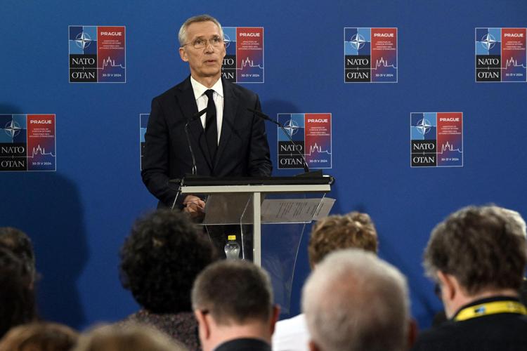 Nato, Stoltenberg a Praga - Afp