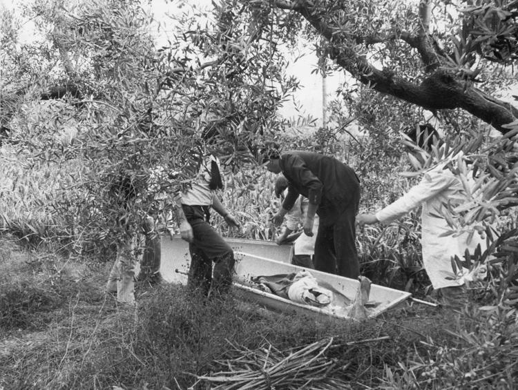 Il luogo del delitto di Stefano Baldi e Susanna Cambi ad opera del mostro di Firenze - Fotogramma