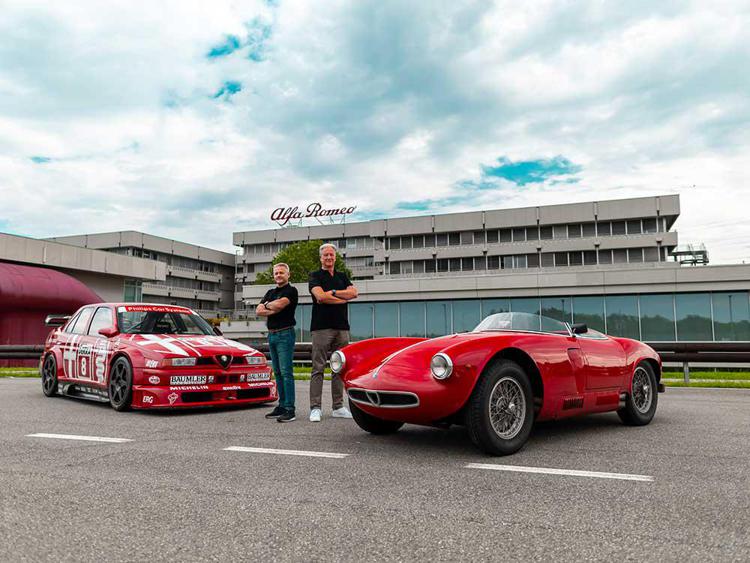 Alfa Romeo e Nicola Larini insieme alla 1000 Miglia 2024