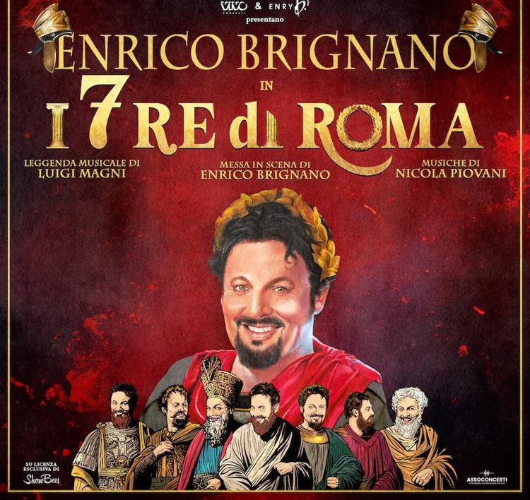 Enrico Brignano riporta sul palco 'I 7 re di Roma', il debutto al Sistina