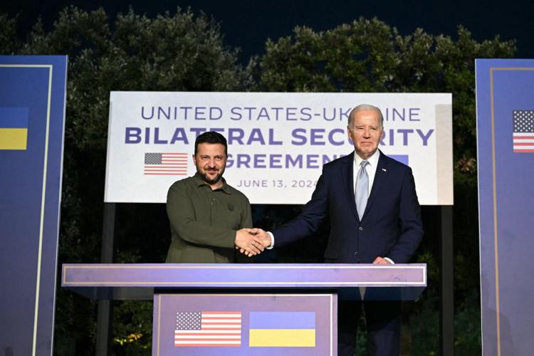 Zelensky e Biden