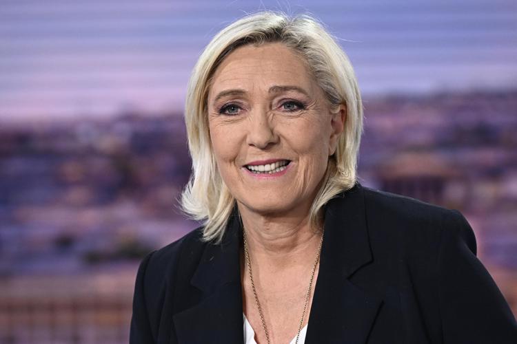 La leader di Rassemblement National Marine Le Pen - (Afp)